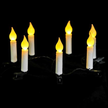 Aigostar - LED Kalėdinė girlianda 25xLED/3xAA 5 m šiltai balta