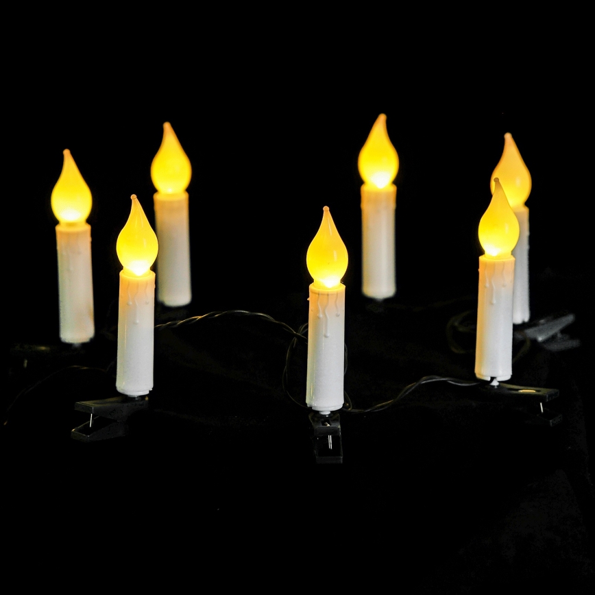 Aigostar - LED Kalėdinė girlianda 25xLED/3xAA 5 m šiltai balta