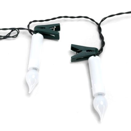 Aigostar - LED Kalėdinė girlianda 25xLED/3xAA 5 m šiltai balta