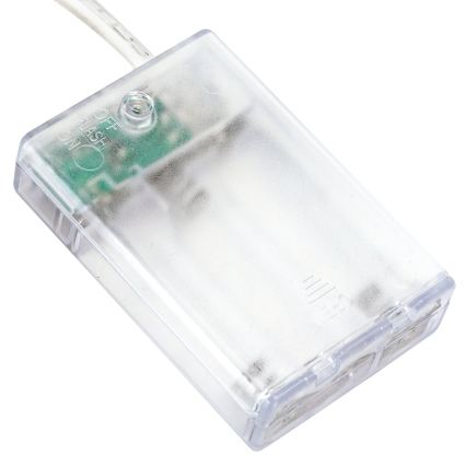 Aigostar - LED Kalėdinė girlianda 30xLED/3xAA 3,3m šaltai balta