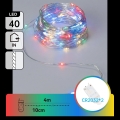 Aigostar - LED Kalėdinė girlianda 40xLED/2x3V 4m daugiaspalvė