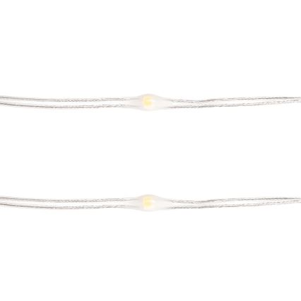 Aigostar - LED kalėdinė girlianda 50xLED/3xAA 5,3m daugiaspalvis