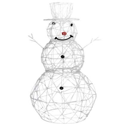 Aigostar-LED Kalėdinė lauko dekoracija LED/3,6W/31/230V 6500K 90cm IP44 sniego senis