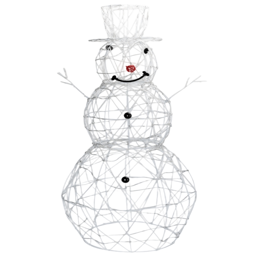 Aigostar-LED Kalėdinė lauko dekoracija LED/3,6W/31/230V 6500K 90cm IP44 sniego senis