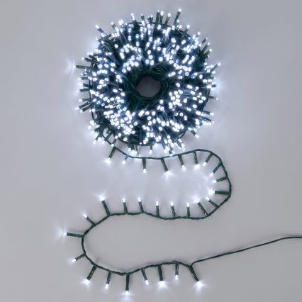 Aigostar - LED Kalėdinė lauko girlianda 2500xLED/8 funkcijų 53m IP44 šalta balta
