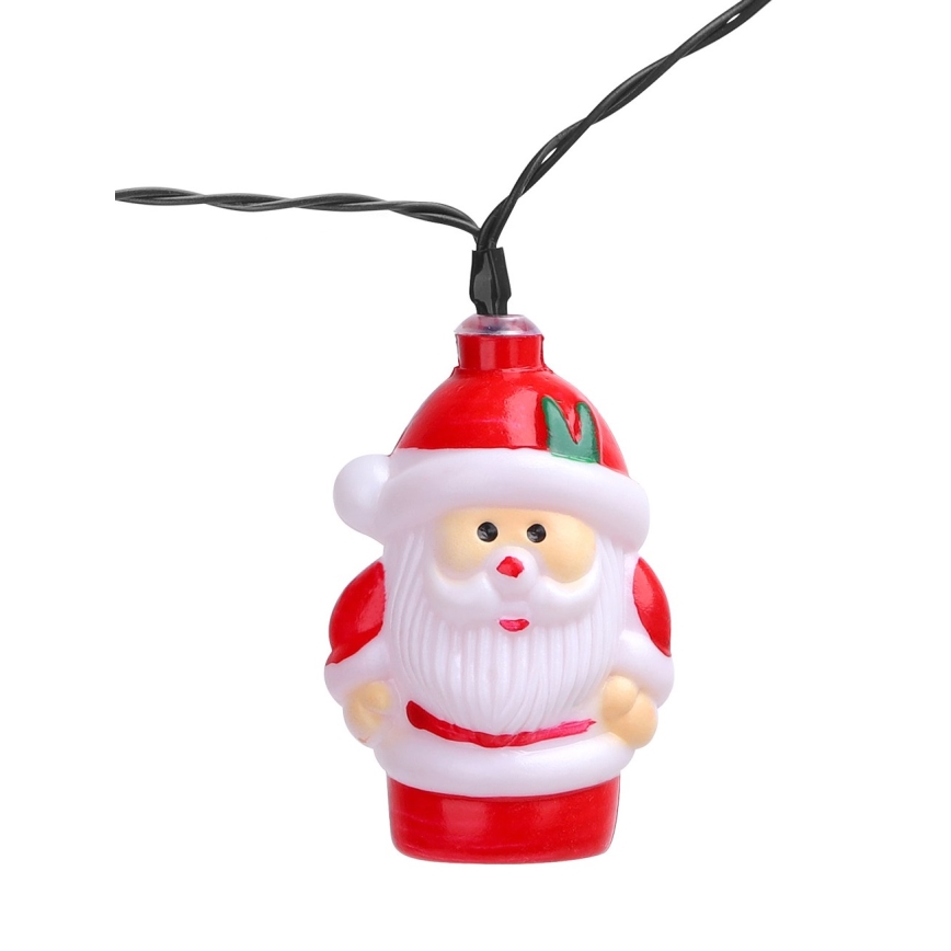 Aigostar - LED Kalėdinė saulės grandinė 10xLED/3,8 m IP44 šalta balta 400 mAh