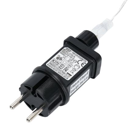 Aigostar - LED Kalėdinis snaigių projektorius LED/5W/230V šalta balta juodas/baltas