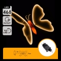 Aigostar - LED Lauko dekoracija 504xLED IP44 šilta balta drugelis