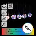 Aigostar - LED Lauko dekoratyvinė girlianda 160xLED 10m IP44 daugiaspalvė