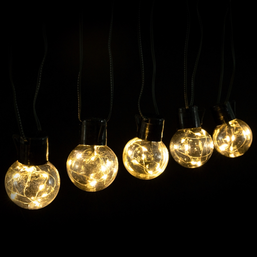 Aigostar - LED lauko dekoratyvinė girlianda 160xLED 10m IP44 šilta balta