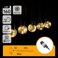 Aigostar - LED Lauko dekoratyvinė girlianda 160xLED 10m IP44 šiltai balta