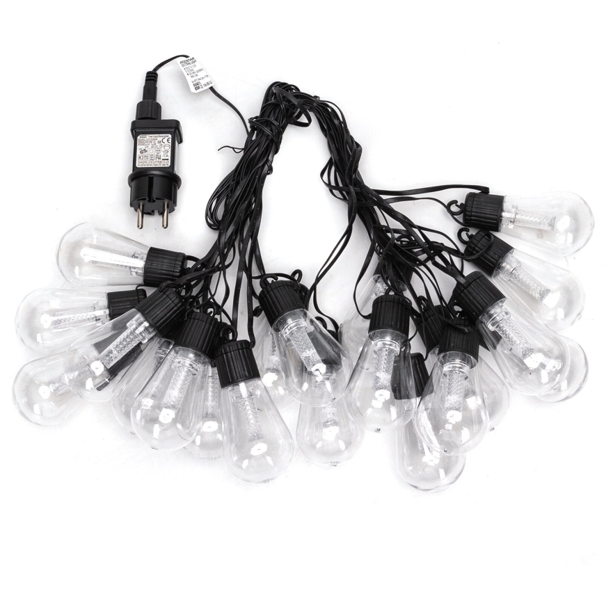 Aigostar - LED lauko dekoratyvinė girlianda 20xLED/13m IP44 šaltai balta