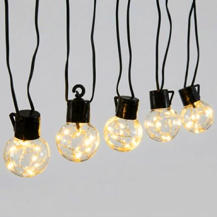Aigostar - LED lauko dekoratyvinė girlianda 80xLED/8 funkcijų 5m IP44 šiltai balta