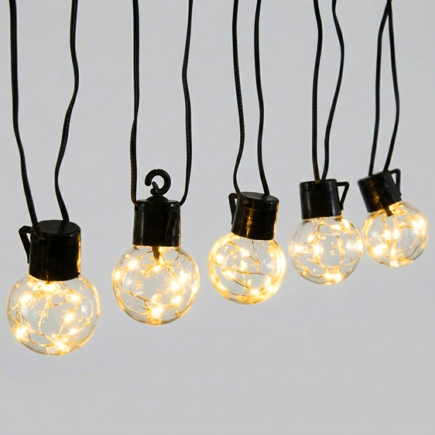 Aigostar - LED lauko dekoratyvinė girlianda 80xLED/8 funkcijų 5m IP44 šiltai balta