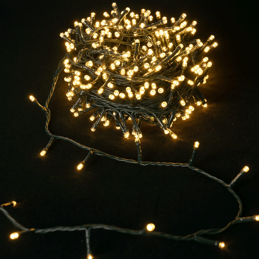 Aigostar - LED lauko girlianda 100xLED/8 funkcijų 3xAA 5,3 m IP44 šiltai balta