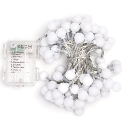 Aigostar - LED Lauko  girlianda 100xLED/3xAA/8 funkcijų 10,3 m IP44 daugiaspalvė