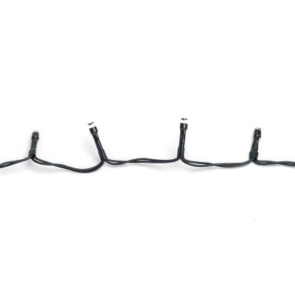 Aigostar - LED lauko girlianda 100xLED/8 apšvietimo režimų, 3xAA, 5,3 m, IP44, daugiaspalvė