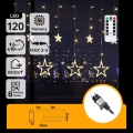 Aigostar - LED lauko girlianda 120xLED/8 funkcijų 3x0,6 m IP44 šiltai balta + nuotolinis valdymas