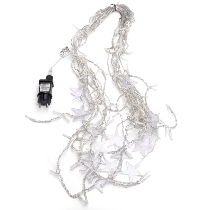 Aigostar - Lauko LED girlianda 168xLED/8 režimų, 3x1,5m, IP44, šiltai balta, su žvaigždėmis