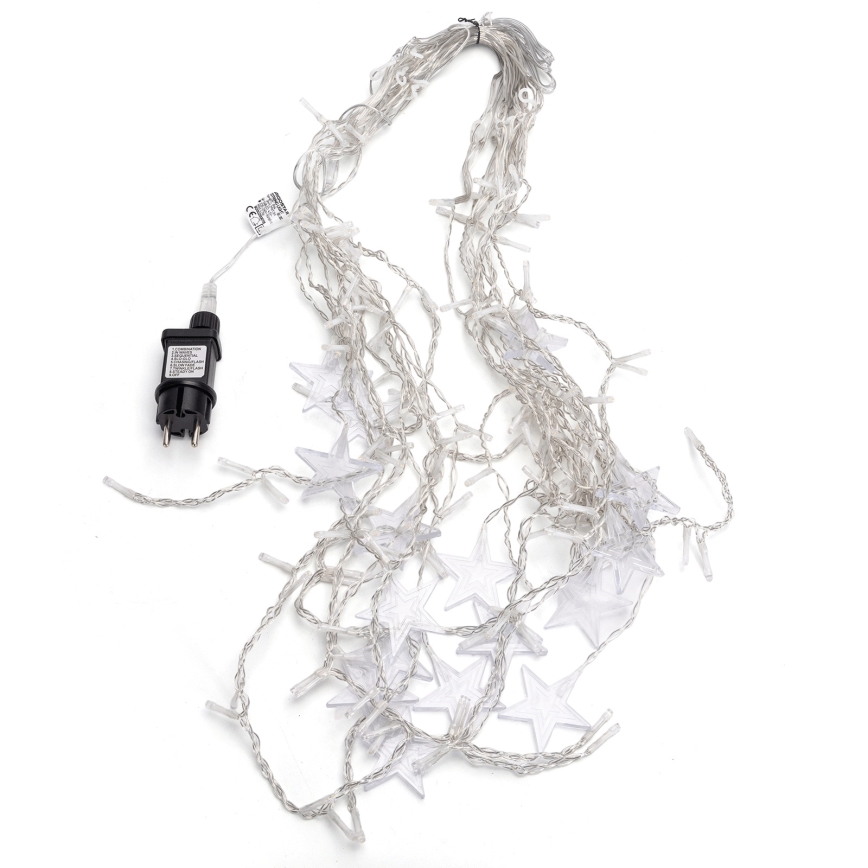 Aigostar - Lauko LED girlianda 168xLED/8 režimų, 3x1,5m, IP44, šiltai balta, su žvaigždėmis