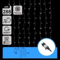 Aigostar - LED lauko girlianda 288 LED / 8 funkcijų 1,5x1,8m IP44 šaltai balta