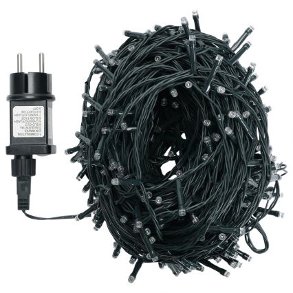 Aigostar - LED lauko girlianda 500xLED/8 funkcijų 53m IP44 šaltai balta