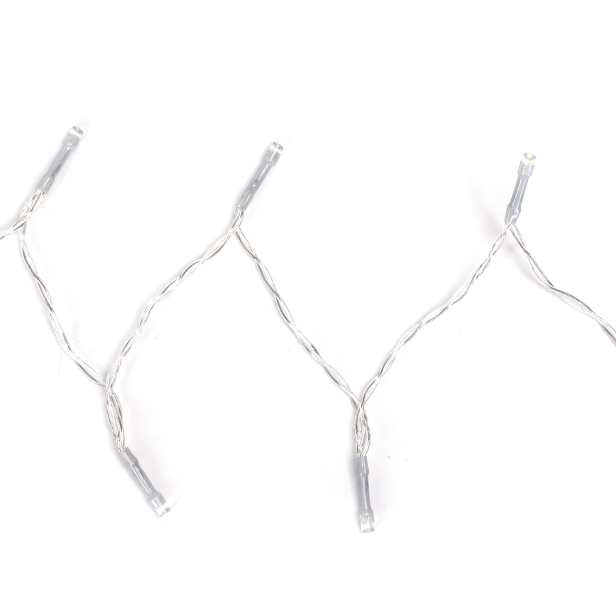 Aigostar - LED lauko girlianda 50xLED/8 režimai 3xAA 5,3 m IP44 įvairiaspalvė