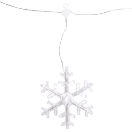 Aigostar - lauko LED girlianda, 84xLED / 8 funkcijų, 1,2x1 m, IP44, šiltai balta, su snaigėmis