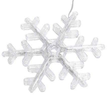 Aigostar - lauko LED girlianda, 84 LED / 8 funkcijų, 1,2×1 m, IP44, šiltai balta, su snaigėmis