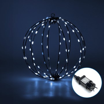 Aigostar - LED Lauko Kalėdinė dekoracija 3,6W/230V rutulys 30cm IP44 šalta balta