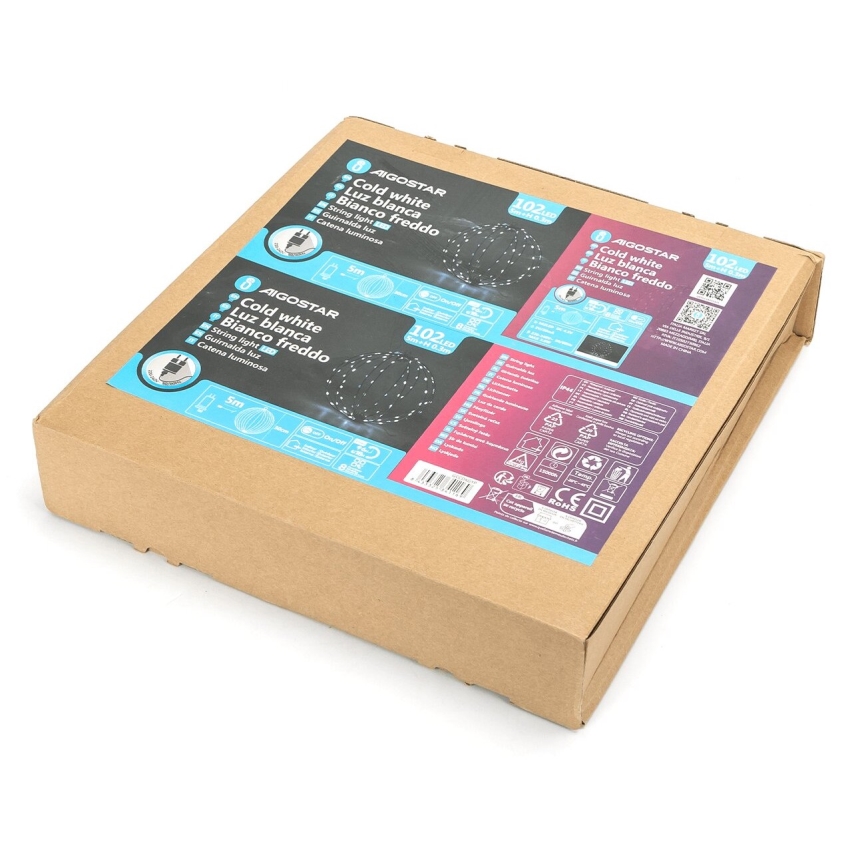 Aigostar - LED Lauko Kalėdinė dekoracija 3,6W/230V rutulys 30cm IP44 šalta balta