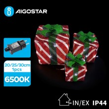 Aigostar- LED Lauko Kalėdinė dekoracija 3,6W/31/230V 6500K 20/25/30cm IP44 dovanos