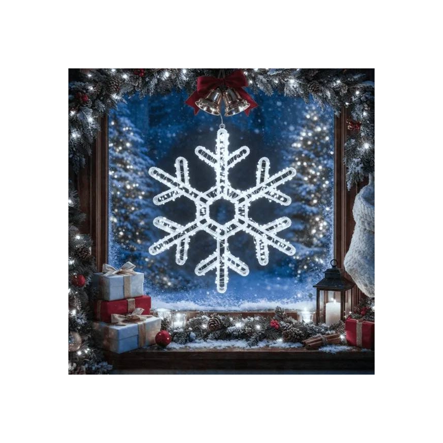 Aigostar - LED lauko kalėdinė dekoracija 540xLED/6W/230V IP44 šaltai balta 45cm snaigė