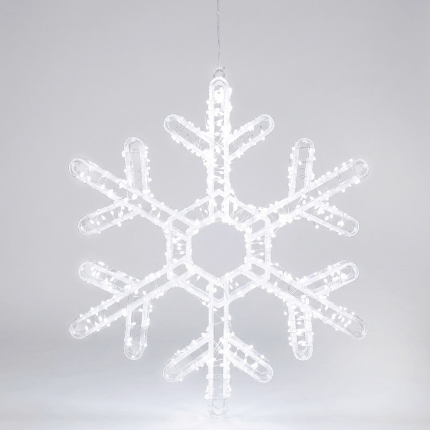 Aigostar - LED lauko kalėdinė dekoracija 540xLED/6W/230V IP44 šaltai balta 45cm snaigė