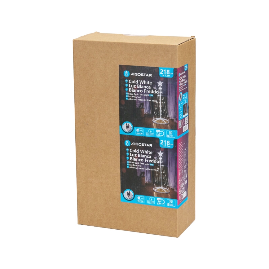 Aigostar - LED lauko kalėdinė dekoracija LED/3,6W/230V 150 cm IP44 šaltai balta