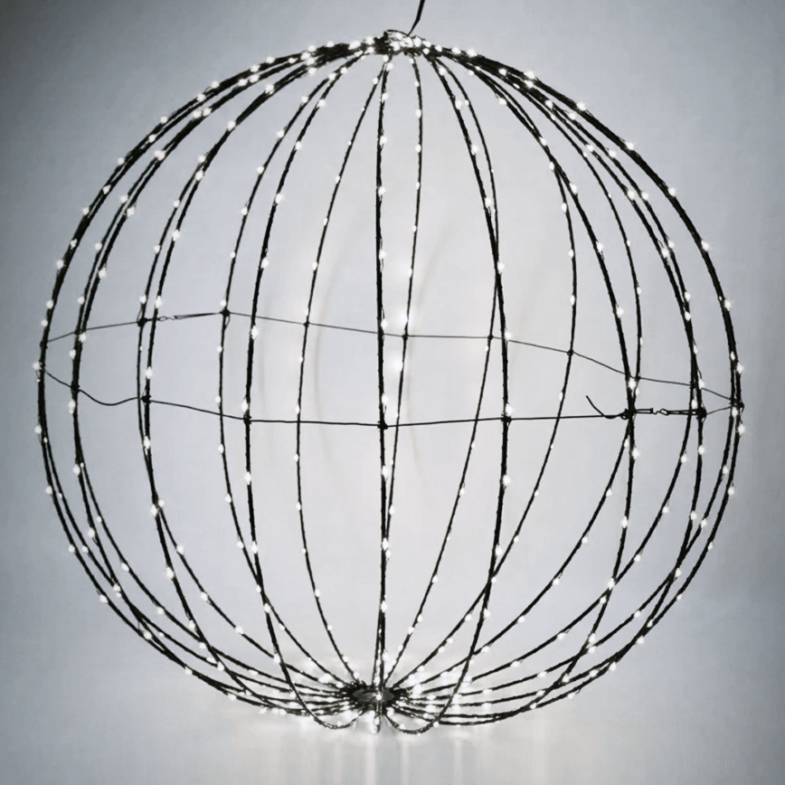 Aigostar - LED Lauko kalėdinė dekoracija LED/3,6W/230V 60 cm IP44 šaltai baltas kamuolys