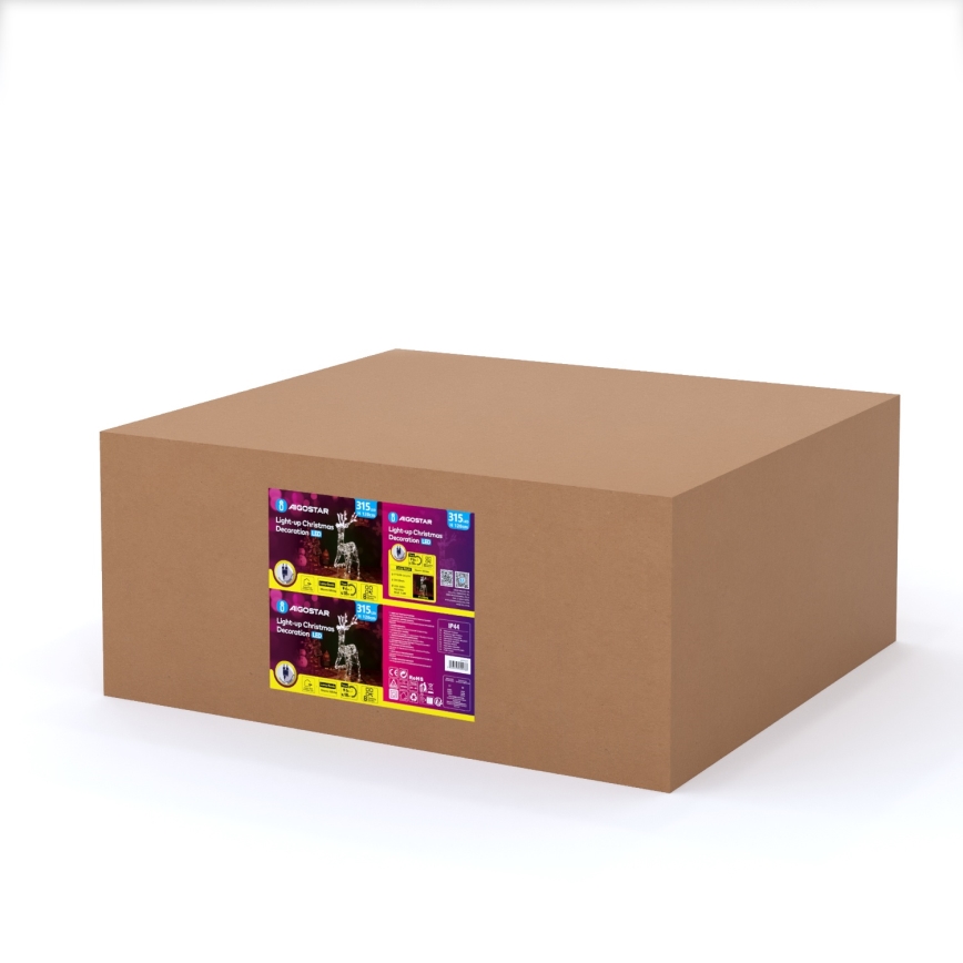 Aigostar - LED lauko kalėdinė dekoracija LED/3,6W/31/230V 2700K 120 cm IP44 elnias