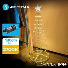 Aigostar - LED Lauko Kalėdinė dekoracija LED/3,6W/31/230V 2700K 180 cm IP44