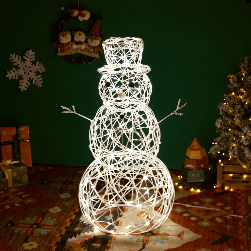 Aigostar - LED Lauko kalėdinė dekoracija LED/3,6W/31/230V 2700K 60 cm IP44 sniego senis