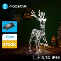 Aigostar - LED Lauko Kalėdinė dekoracija LED/3,6W/31/230V 2700K 75 cm IP44 ELNIAS