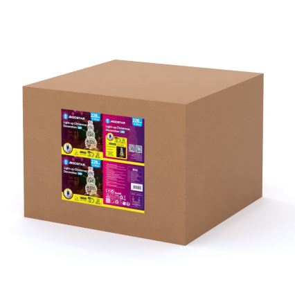 Aigostar - LED Lauko Kalėdinė dekoracija LED/3,6W/31/230V 2700K 90 cm IP44 Sniego senis