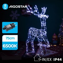 Aigostar - LED Lauko Kalėdinė dekoracija LED/3,6W/31/230V 6500K 75 cm IP44 ELNIAS