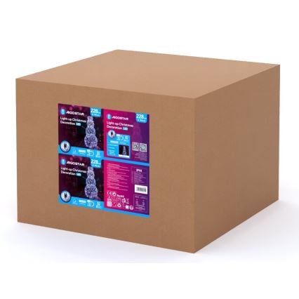 Aigostar-LED Lauko Kalėdinė dekoracija LED/3,6W/31/230V 6500K 90cm IP44 Sniego senis
