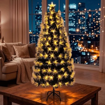 Aigostar - LED lauko kalėdinė eglutė 165xLED/8 funkcijų 1,5 m IP44 šiltai balta