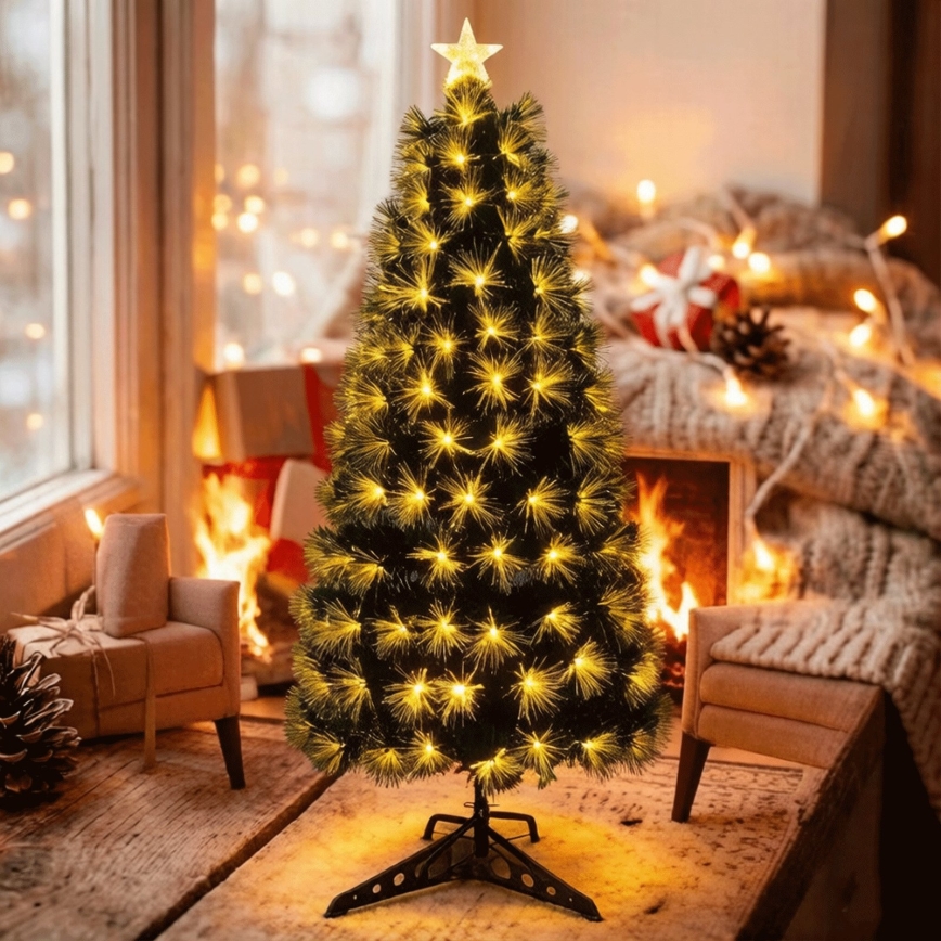 Aigostar - LED Lauko kalėdinė eglutė 55xLED/8 funkcijų 0,6 m IP44 šiltai balta