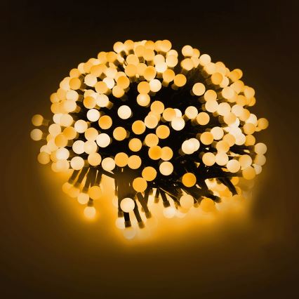 Aigostar - lauko LED kalėdinė girlianda 100xLED/8 funkcijų 3xAA 10,3m IP44 šiltai balta
