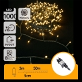 Aigostar - LED lauko kalėdinė girlianda 1000xLED/8 funkcijų 53m IP44 šilta balta