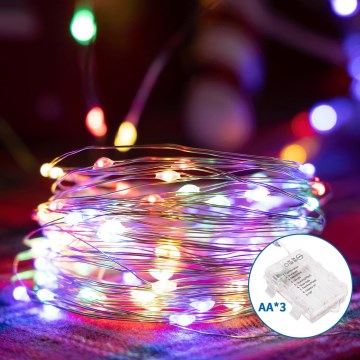 Aigostar - LED Lauko Kalėdinė girlianda 100xLED/8 funkcijos 10,3m IP44 daugiaspalvis