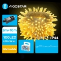 Aigostar - LED Lauko Kalėdinė girlianda 100xLED/8 funkcijos 13m IP44 šilta balta