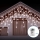 Aigostar - LED Lauko Kalėdinė girlianda 100xLED/8 funkcijos/3xAA 8x0,6m IP44 šalta balta